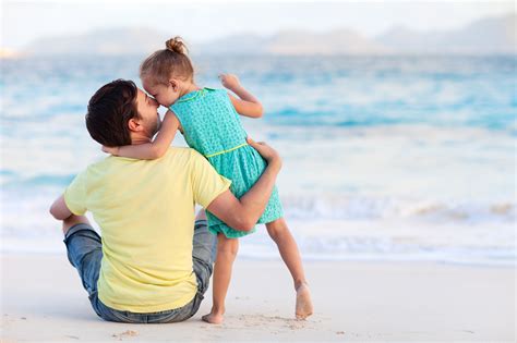 A beautiful photo of a dad and daughter