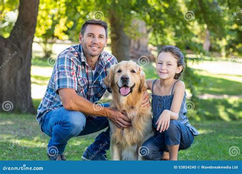 A funny photo of a dad and his pet