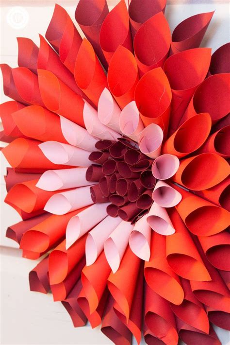 Dahlia Giant Paper Flower Template