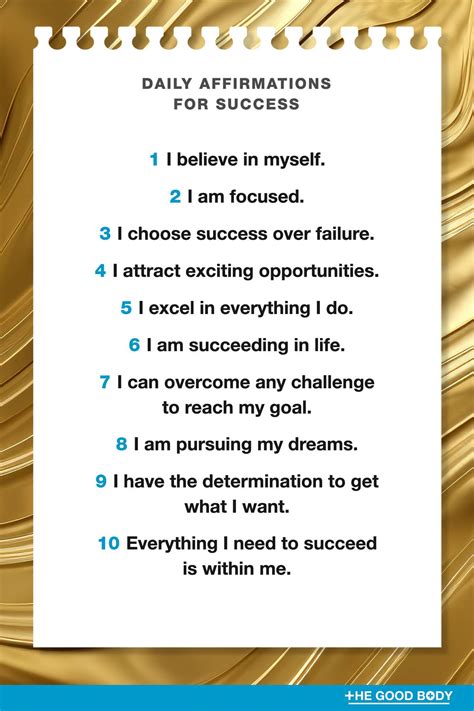 Daily Affirmations Worksheet