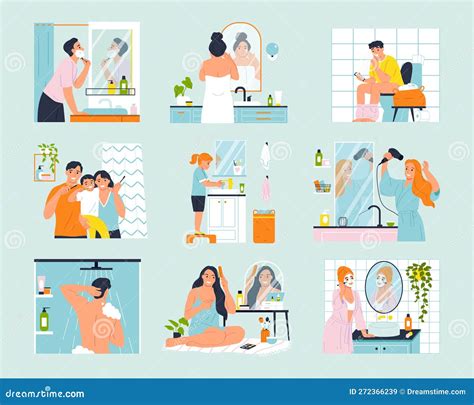 Daily hygiene routine for men and women