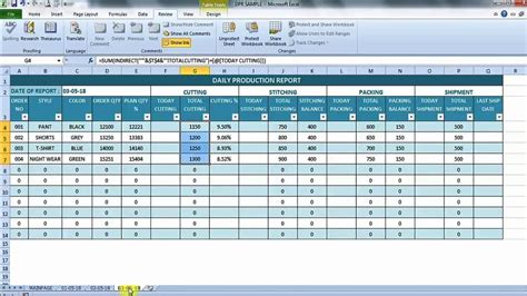 Daily Journal Template in Excel for Productivity