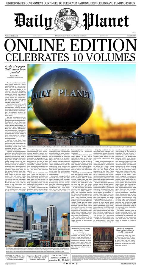 Daily Planet building to print