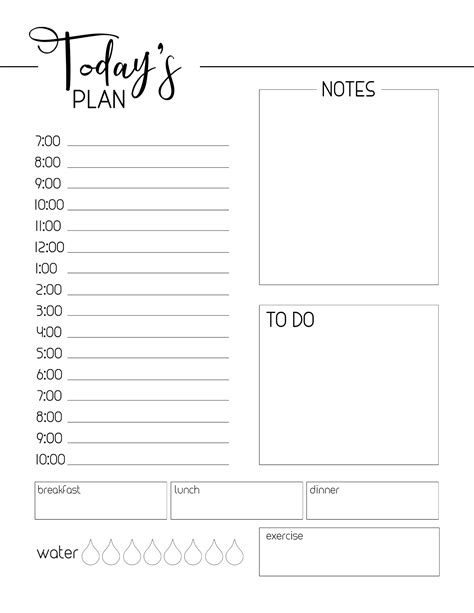 Daily Planner Printables