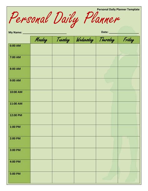 Daily Planner Template 10