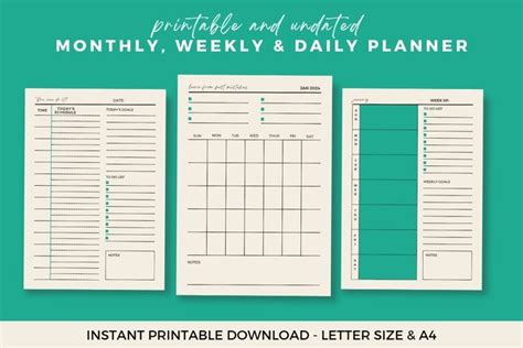 Daily Planner Template