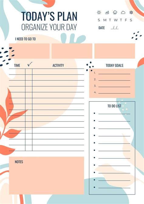 Daily Planner Template Design 2