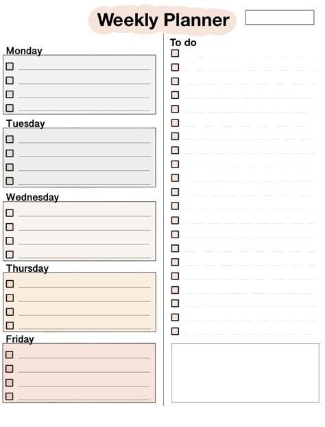 Daily Planner Template for Samsung Notes