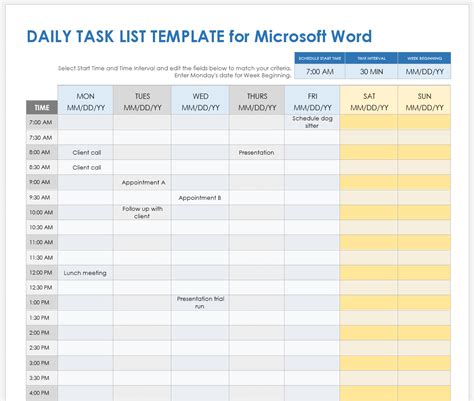 Daily Task List Template Benefits