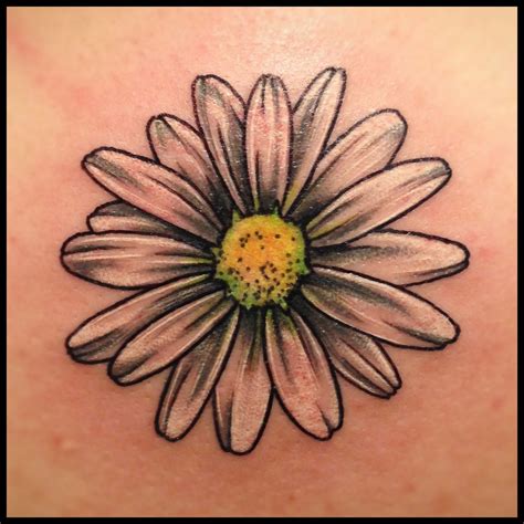 Description of daisy tattoo