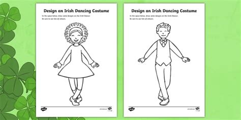 Dance Costume Coloring Page