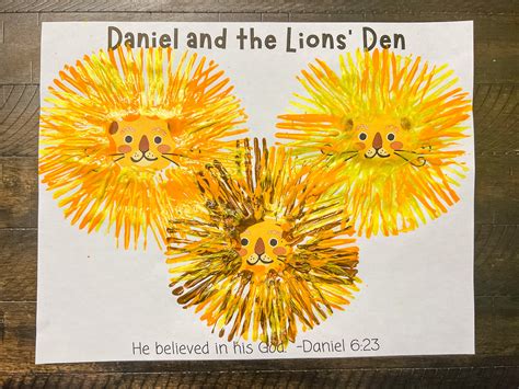 Daniel and the Lions' Den Craft Ideas