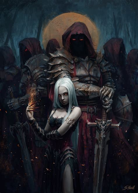 A collection of dark fantasy art