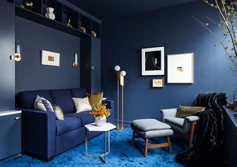 Dark Navy Blue Interior Design