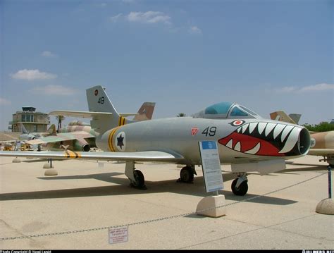 Dassault MD 450 Ouragan on a runway