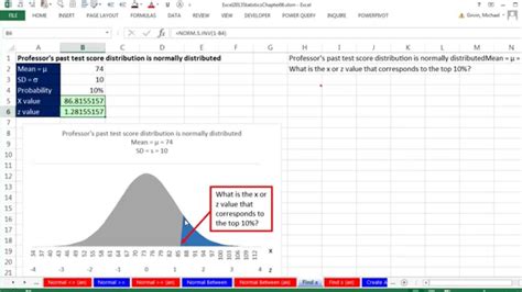 Data Analysis with Distribution Curves in Excel