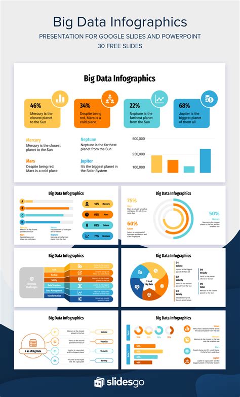 Data analysis infographic template