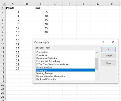 Data Binning Excel Formulas