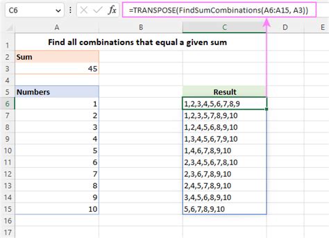 Combining data in Excel from multiple tabs