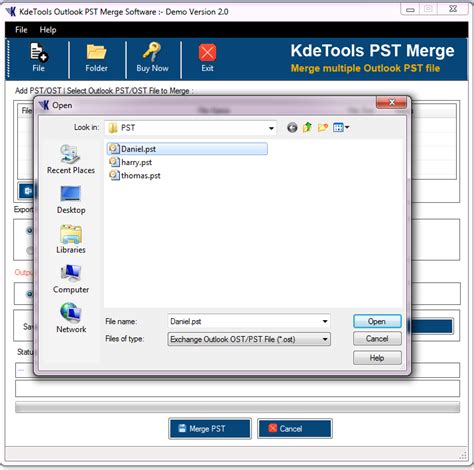 Data Combine Software Example