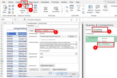 Data Connections in Excel