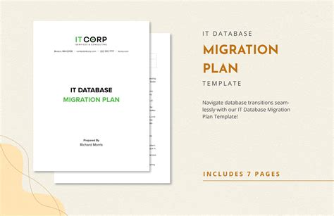 Data Migration Plan Template in Word