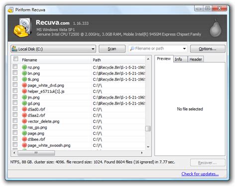 Data recovery software