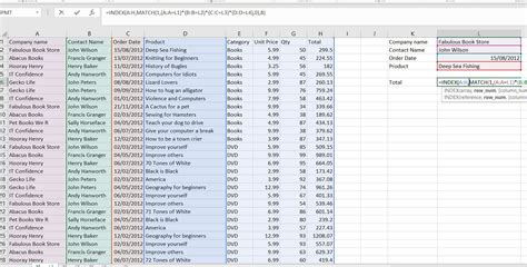 Data Validation for Matching Multiple Columns