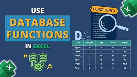 Tips for Using Database Functions