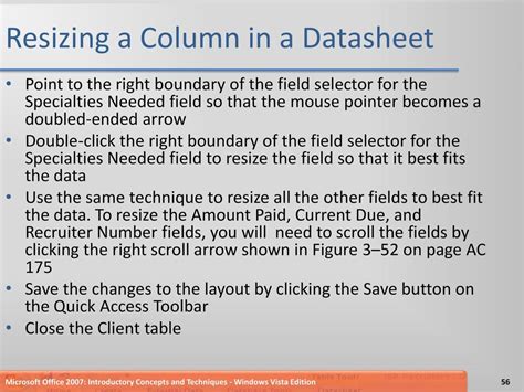 Datasheet Row Resizing Example 4