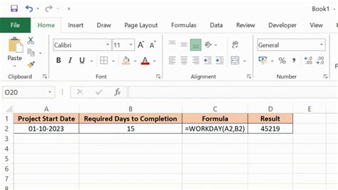 Date Calculations in Excel