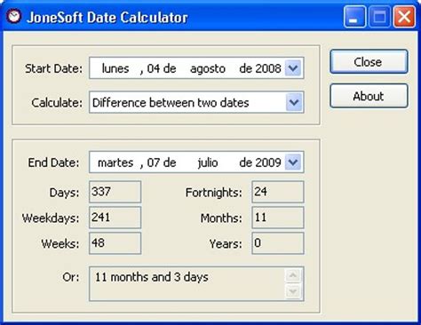 Date Calculator Software