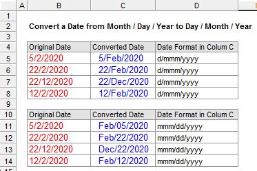 Date Conversion Tips