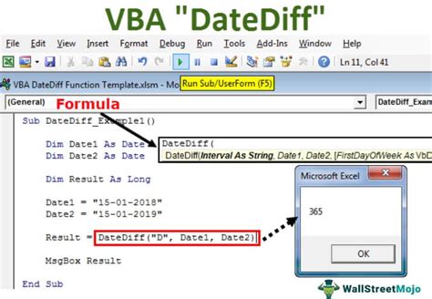 Using the DATE DIFF Formula