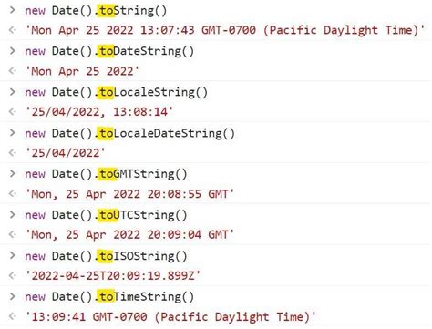 DATE Function Date Format