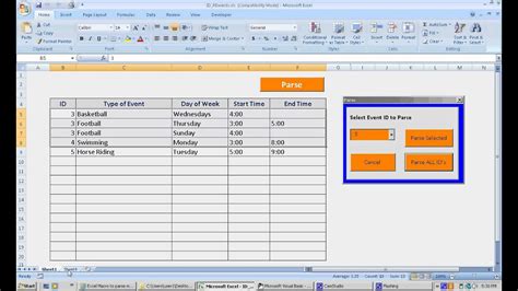 Date manipulation in Excel