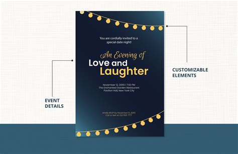 Date Night Invitation Templates