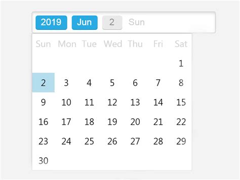 Date Picker Example 3