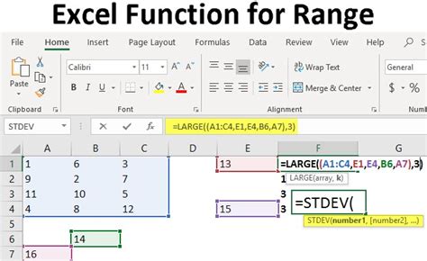 Date range formula examples