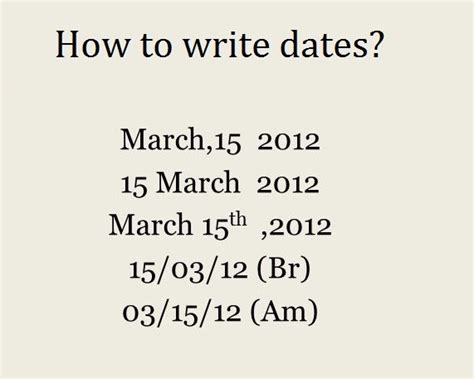 date spelling