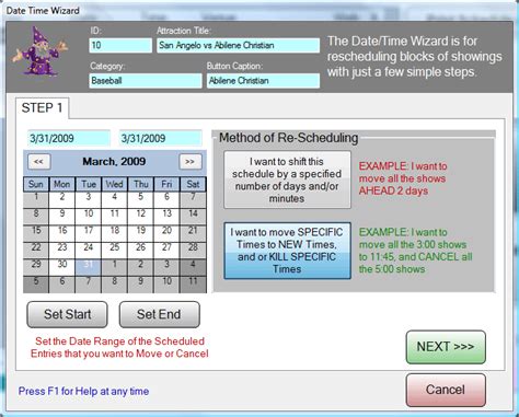 Date & Time Wizard in Excel