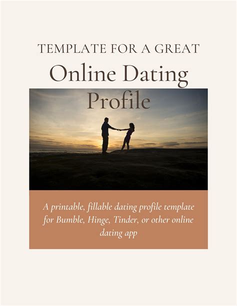 Dating Profile Template for Men