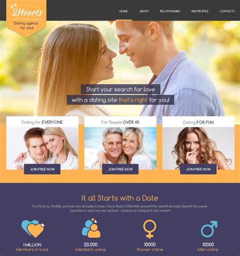 Dating Site Template 1