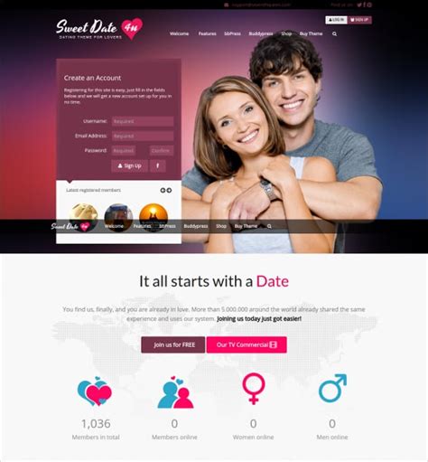 Dating Site Template