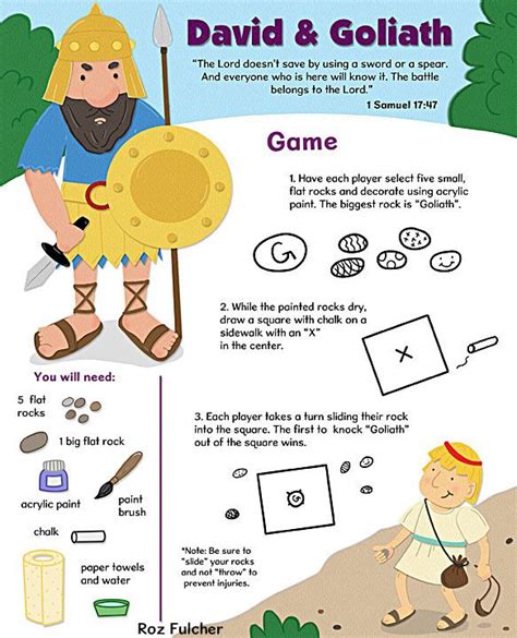 David and Goliath games for kids