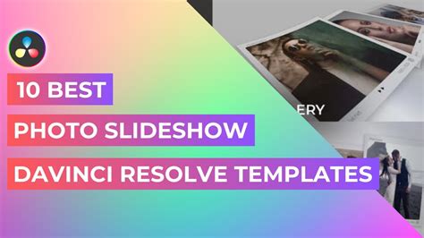 DaVinci Resolve Photo Slideshow Template Features