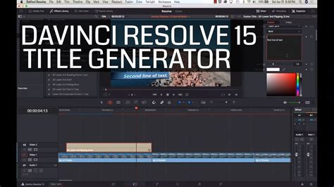 DaVinci Resolve Templates for Video Editors