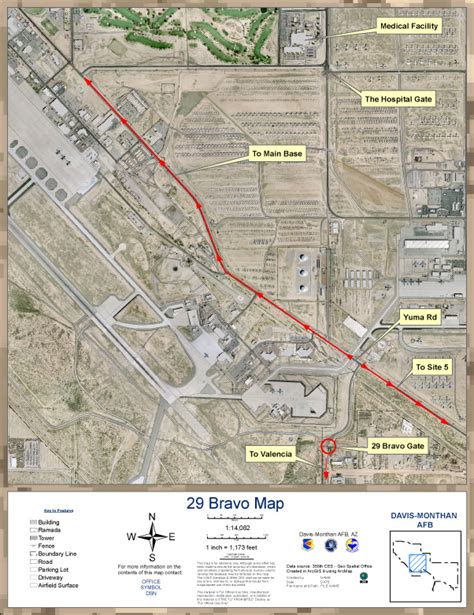 Davis Monthan Afb Base Map