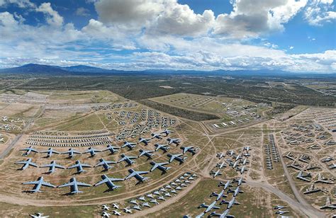 Retired aircraft in the Davis-Monthan boneyard