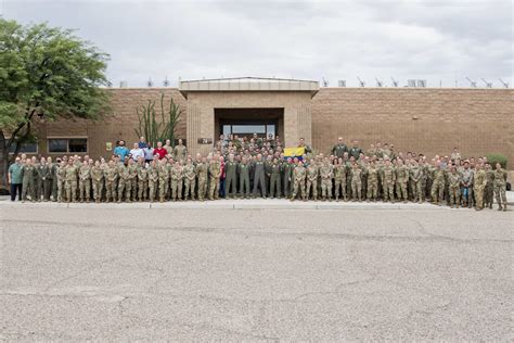 Local residents attending an event at Davis-Monthan Air Force Base